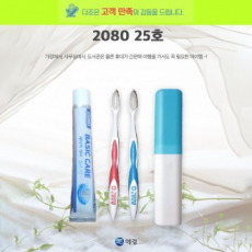 2080 25호 2080 베이직케어 치약 50g + 2080 칫솔+케이스