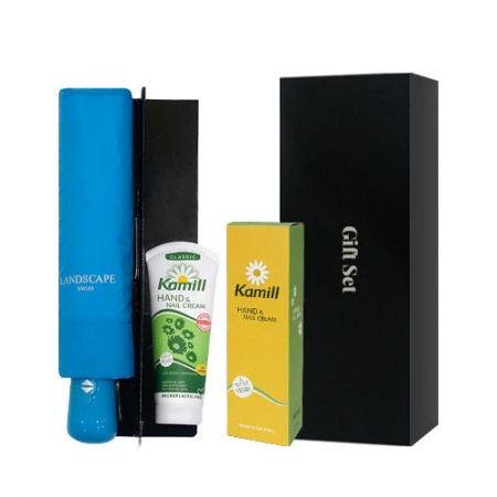 랜드스케이프 3단 전자동 솔리드 우산+카밀 핸드크림 클래식세트 #2