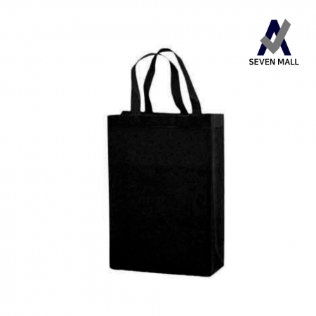 세븐몰 단색 부직포 가방 블랙 [대] 30x40x10cm #2