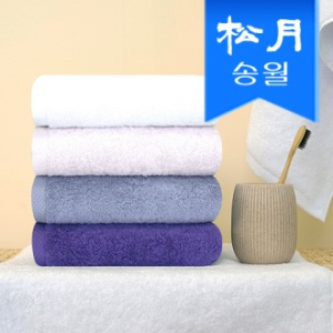 [송월타올]호텔수건 레이블 퍼플라인 타올 170g 40수, 기념수건, 답례품