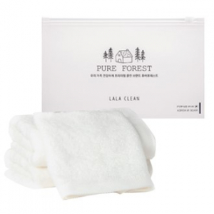 퓨어센스 포레스트 손수건 뱀부 핸드타올, 파우치세트 10호