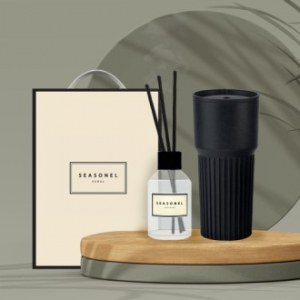 시즈넬 고급선물세트 디퓨저100ml+커피가루 텀블러 709ml