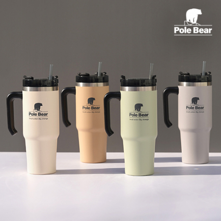 [Pole Bear] 폴베어 스핀 핸들 텀블러 900ml #2