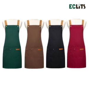 에클리츠 프리미엄 앞치마 4컬러 [ 중형 ]