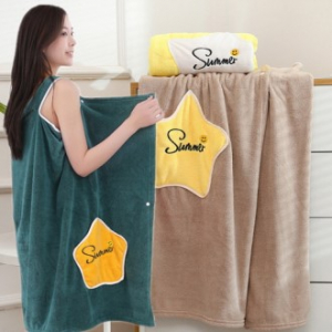 CI604 에코라이프 베스트셀러 흡수성 바디 스파 스커트 목욕타올 80x135cm