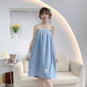 CI603 에코라이프 스타일리시 벨크로 양털 샤워가운, 목욕타올 80x140cm