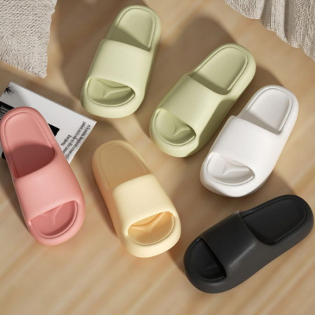 CI680 에코라이프 아나볼릭 통굽 말랑 쿠션 PVC 실내 슬리퍼 #2