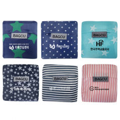 대형 바쿠백 사각 접이식 장바구니 6종