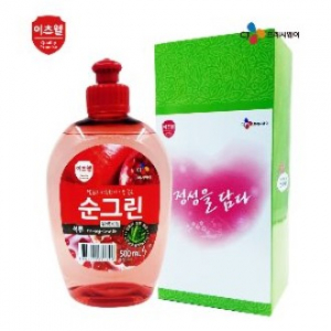 (I) CJ 이츠웰 순그린 주방세제 500ml(캡형)