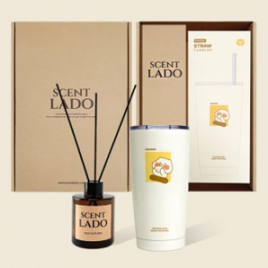 센트라도 디퓨저 150ml+카카오 춘식이 빨대 스텐 텀블러 580ml 세트