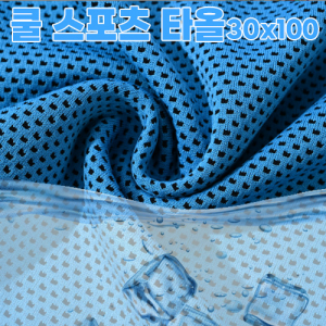 아누타 쿨 스포츠 타올/스포츠타올/대형 국내산