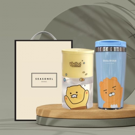 시즈넬 선물세트 카카오 가습기+카카오 그래픽 텀블러 400ml #2