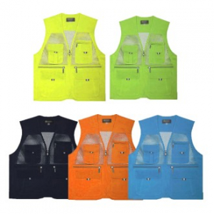 망사 안전 조끼 낚시 행사 단체 작업복 등산 작업용 조끼