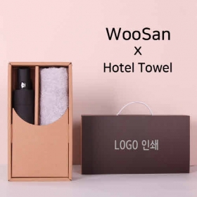 프리미엄 세트 가르시아 3단 모던 완전 자동우산 + 코마 40수 180 호텔 세면타올 세트 #2