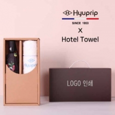 프리미엄 세트 협립 3단 미니 플라워즈 완전 자동 우양산 + 협립 눈꽃 폴딩 세면타올 세트