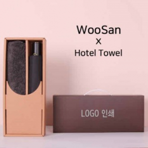 프리미엄 세트 가르시아 3단 60 10K 초고밀도 완전 자동우산 + 코마 40수 200 호텔 세면타올 세트