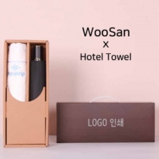 프리미엄세트 가르시아 3단60 10K 초고밀도 완전 자동우산 + 협립 눈꽃 폴딩 세면타올 세트