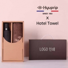 프리미엄 세트 협립 3단 모던 완전 자동우산 + 협립 호텔 코마 40수 180 세면타올 세트