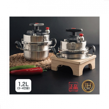 초고압 통 3종 압력밥솥 1.2L (받침대, 뚜껑포함) #2