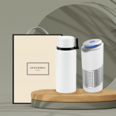 시즈넬 고급선물세트 핸들링 텀블러 600ml + 공기청정기