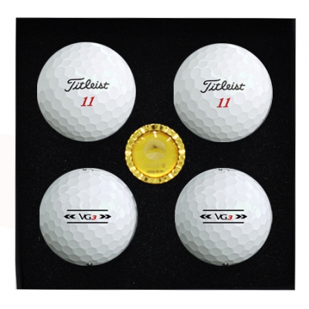 타이틀리스트 NEW VG3 4구 순금 볼마커세트 #2