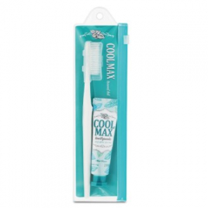 크리오 쿨맥스 민트, 휴대용 크리오 치약 칫솔세트 (고 급초극세모 칫솔)