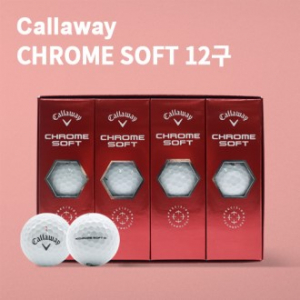 캘러웨이 크롬소프트 12구 (3pc) 골프공 12구