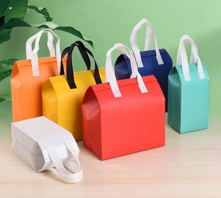 부직포 보온 보냉가방, 보온 보냉가방, 보온 보냉 배달포장 부직포 쇼핑백, 접착식 쇼핑백 #2