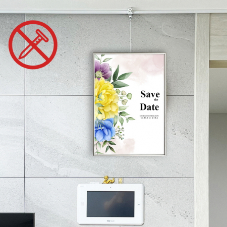 무타공 액자걸이 와이어 액자걸이 1개 #3