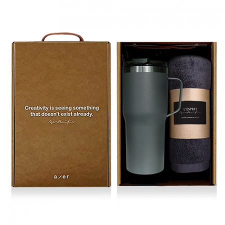 레스쁘리 고급 텀블러세트 JJ (슈어 그립 텀블러 + 타올) #2