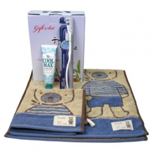 기라로쉬 세면타올 + 주방타올 + 크리오 칫솔 + 크리오 치약 세트