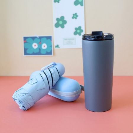 레스쁘리 고급 텀블러세트 HH (슈어 그립 텀블러 600ml + 마카롱 우산) #3