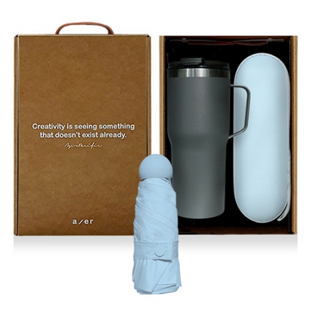 레스쁘리 고급 텀블러세트 HH (슈어 그립 텀블러 600ml + 마카롱 우산) #2