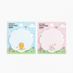 카카오 리틀프렌즈 꽃모양 형태 점착메모지 [J1]