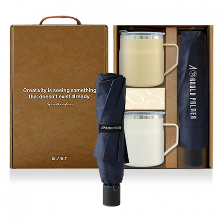 레스쁘리 고급 텀블러세트 TTT(어반 스텐 머그 355ml+아놀드파마 우산) #2