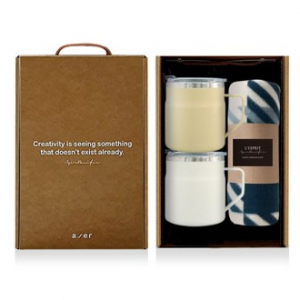 레스쁘리 고급 텀블러세트 SSS (어반 스텐 머그 355ml+무릎담요)