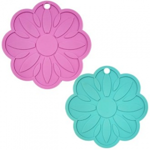 드림 실리콘 꽃 냄비받침