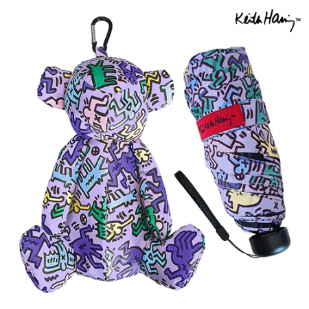 키스해링 곰돌이 5단 초경량 암막 우양산 #5