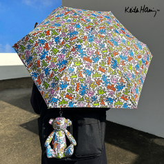 키스해링 곰돌이 5단 초경량 암막 우양산