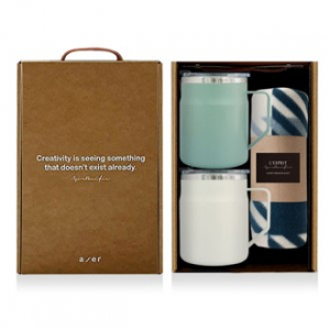 레스쁘리 고급 텀블러세트 KKKK(어반 스텐 머그 475ml+무릎담요)