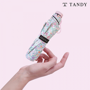 탠디 3단 7K 빈티지잔꽃 초경량 카본 우양산