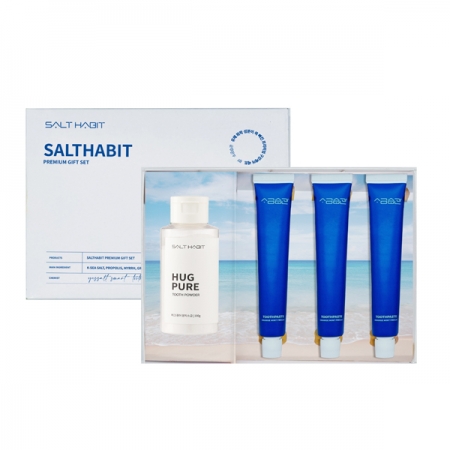 [소금습관] 휴대용 천일염 치약 4종세트 쇼핑백포함(카톤단위무료배송) #2