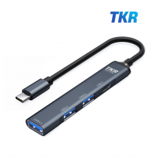 TKR HB-C015 USB허브 USB3.0 USB2.0 C타입 4포트 선길이 15CM