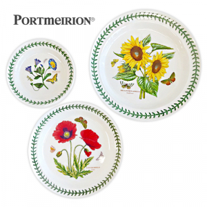 포트메리온 보타닉가든 원형접시 대중소 세트 접시 3p set