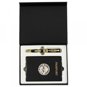 곤룡포 금장 볼펜 나전칠기 한지가죽 여권지갑