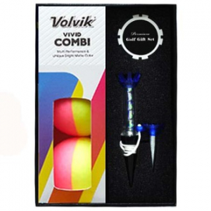 볼빅 비비드 콤비 3구 볼마커 칩 자석티세트