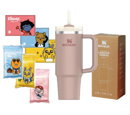 스탠리 세트E(크리넥스 카카오프렌즈 물티슈 여행용 티슈 포함) #3