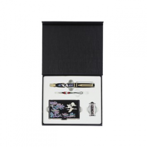 송학나전 볼펜 볼펜심 호랑이와 까치 나전 명함케이스