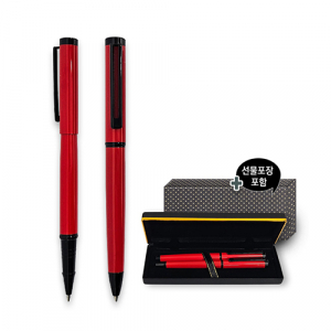 트러스트 볼펜+수성펜 세트
