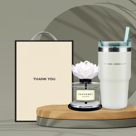 시즈넬 선물세트 스타벅스 스탠리 텀블러 + 차량용 디퓨저 120ml 선물세트 #2